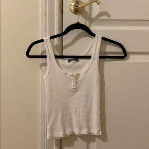 white brandy melville tank top